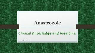 AnastrozoleAnastronat  Indications Contraindications Caution and Side Effects [upl. by Roby269]