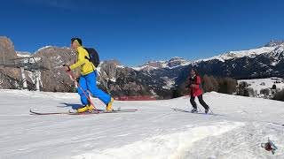 Sci Alpinismo Sela Palacia Val di Fassa [upl. by Eixirt]