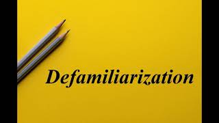 What is Defamiliarization English Literary Theory Literary Bytes [upl. by Iteerp]