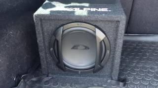 Alpine SWE815 Active Subwoofer [upl. by Ariajay872]