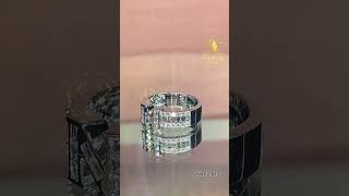 Nhẫn chữ N đính xoàn sáng chiếu N460816 Call 0964776789 dungdiamond longngocluxury [upl. by Brieta829]