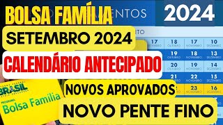 CALENDÁRIO BOLSA FAMÍLIA 2024 SETEMBRO  QUANDO VAI ATUALIZAR O APLICATIVO NESTE MÊS [upl. by Bobinette]