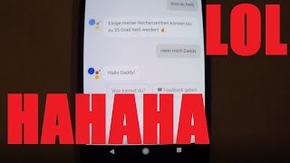 Lustige Antworten Google Assistent [upl. by Ahsaelat]