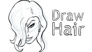 How to Draw Hair [upl. by Leehar]