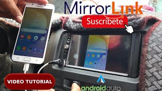 COMO TRANSMITIR IMAGENES A RADIO PANTALLA CHINO MEDIANTE USB O MIRROR LINK 2021 TODOS LOS MODELOS [upl. by Atterual877]