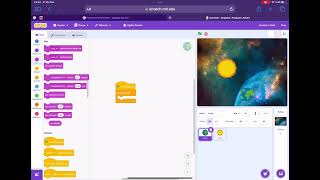 Scratch te Güneş Sistemi yapmak BASİT [upl. by Essy]