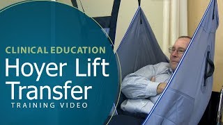 Clinical Education  Hoyer Lift Transfer Training video [upl. by Tomasina]