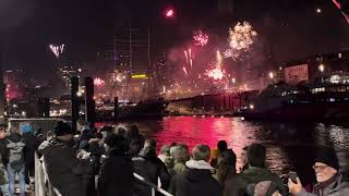 Hamburg Germany New Year Fireworks 2024 [upl. by Mohammed]