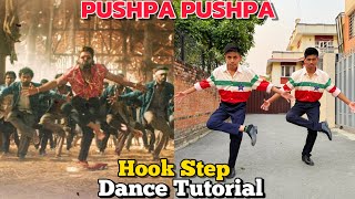 Pushpa Pushpa Hook Step Dance Tutorial  Allu Arjun  Pushpa 2 The Rule  Step by Step [upl. by Ahmad]