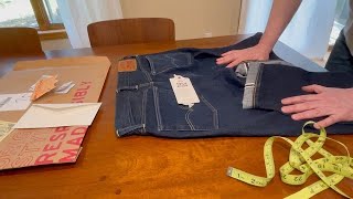 Levis 1954 LVC 501 MENS JEANS review [upl. by Araldo648]