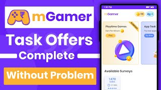 mgamer app task complete kaise kare  how to complete app task in mgamer [upl. by Tami63]