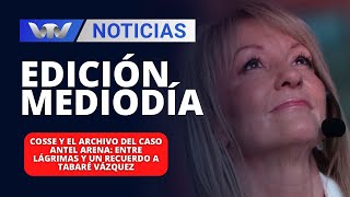 EdMediodía 2202  Cosse y el archivo del caso Antel Arena entre lágrimas y un recuerdo a Vázquez [upl. by Tammy]