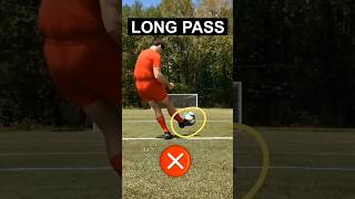 Long passing tutorial ⚽🇧🇷🥶 shorts football footballskills [upl. by Trudi]