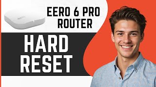 How to Hard Reset eero 6 Pro Router [upl. by Einnaj]