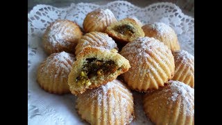 Best Pistachio Cookies recipe  Maamoul Recipe [upl. by Adalard]