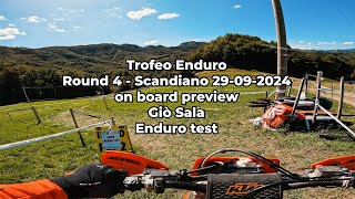 ENDURO TEST  on board preview Giovanni Sala  Trofeo Enduro Scandiano 29092024 [upl. by Ehcsrop]