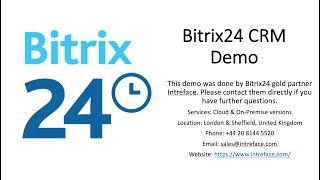 Bitrix24 Demos Bitrix24 CRM Outdated [upl. by Ebeneser]