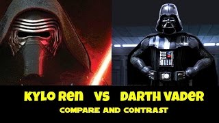 Kylo Ren vs Darth Vader  Character Comparison [upl. by Ivz]