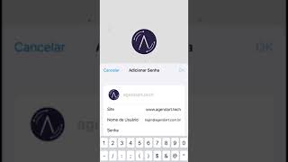 12 Como Salvar Senha de Acesso ao Agendart no IOS [upl. by Wanda564]