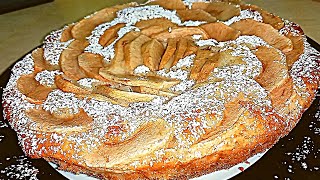 Tarte aux pommes sans beurre et sans huile Délicieux gâteau aux pommes simple et facile [upl. by Iviv]