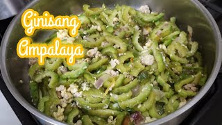 GINISANG AMPALAYA with EGG [upl. by Rockwood]