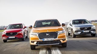 Mazda CX5 vs Volvo XC60 vs DS 7 Crossback [upl. by Cini]