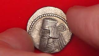 Parthian Drachm Artabanus II Ecbatana Mint [upl. by Shaia72]