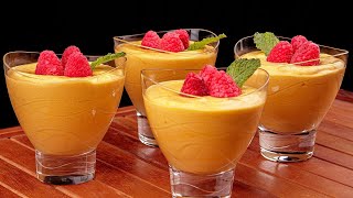 Easy Mango Mousse Recipe with Just 3 Ingredients [upl. by Seward]