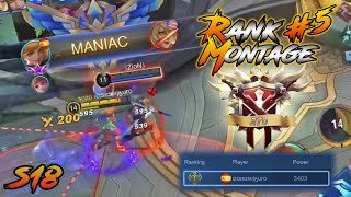 Rank Montage 5 I Almost Got on the Top 100 Leaderboard Ill Try Better Next Season  MLBB [upl. by Elumas]