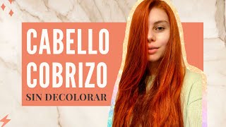 Cualquier color de cabello se pondrá rojizo violín o cobrizo gracias a este tinte casero👌❣️ [upl. by Aidin]