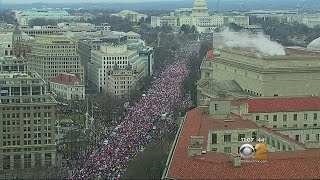 Massive Turnout For Womens Marches [upl. by Catton]