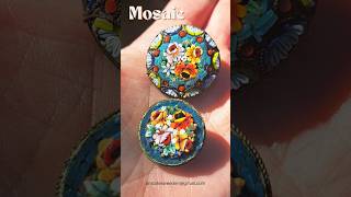 Vintage Italian Mosaic Brooch Lot [upl. by Arhas]