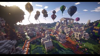 Minecraft Timelapse  Festival City [upl. by Aikemahs]