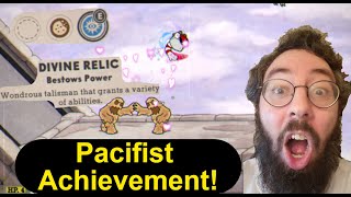 Cuphead Pacifist Achievement Using Divine Relic [upl. by Eimaj]