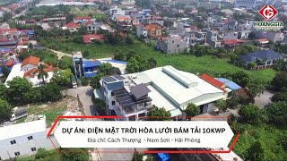 Dự án điện mặt trời hòa lưới bám tải công suất 10kWp tại An Dương Hải Phòng [upl. by Malaspina]