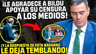 SÁNCHEZ le PIDE AYUDA a BILDU para ESTO ¡¡Y SE LLEVA ESTE APOTEÓSICO REPASO DE UN DIPUTADO NAVARRO [upl. by Nrehtak]