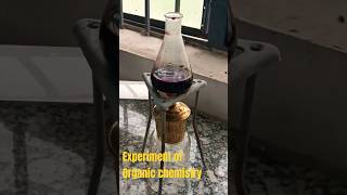 Synthesis of Benzoic acid from Benzyl Chloride by Oxidation rxn Lab practical mmmut shorts short [upl. by Adam]