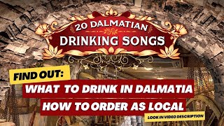 Top 20 Dalmatian drinking songs  Živili is Cheers in Dalmatia [upl. by Pogah]