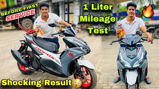 2022 Yamaha Aerox 155 Mileage Test in city  Before First Service 😱  SHOCKING RESULT 😭 [upl. by Nealson]