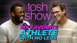 My Favorite Athlete With No Legs  Blake Leeper  Tosh Show [upl. by Letram795]