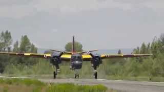 Grumman Tracker Landing [upl. by Ynohtnanhoj]