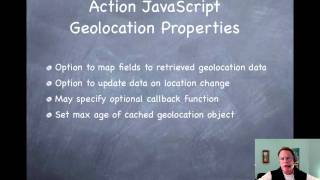 Action JavaScript Geolocation Overview and Demo [upl. by Othilie]