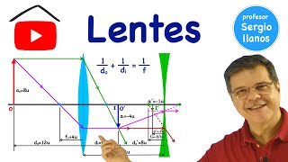 Las Lentes Convergente y Divergente Ecuación y Combinación [upl. by Rosena]