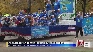 Marcus King named Grand Marshal in Raleigh Christmas Parade [upl. by Rojam]