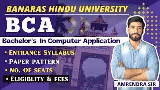 BHU BCA Entrance Exam 2022  Cuet BCA  Syllabus  Paper Pattern  Eligiblity  previous year papers [upl. by Columba]