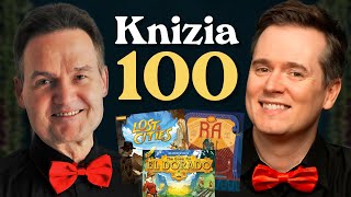 100 Reiner Knizia Board Games Ranked [upl. by Desi989]