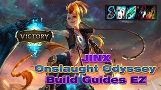 Odyssey Onslaught The Hardest Mode How to Beat With Jinx Best Augments Build Guide Full Gameplay [upl. by Martineau]