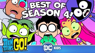 Season 4 BEST Moments Part 1  Teen Titans Go  dckids [upl. by Maiocco]