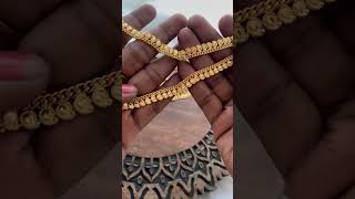 Video 025 Golusu  Anklet designs gangacollections [upl. by Lizned]