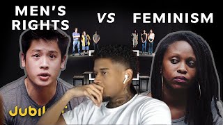 Shawn Cee REACTS to Mens Rights vs Feminism Is Toxic Masculinity Real  Middle Ground  Jubilee [upl. by Attenyw]